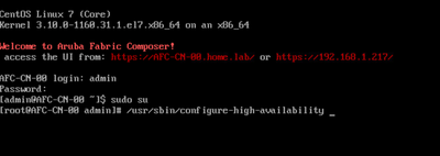 Configuring HA on Node-00