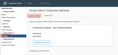 Authentication Page