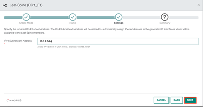 Underlay IP Information