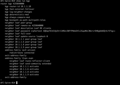 BGP Configuration