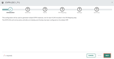 EVPN Wizard