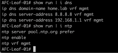 CLI Configuration